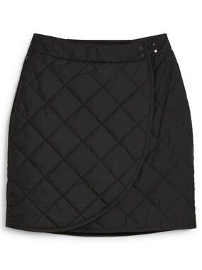 Puma Ladies Quilted Wrap Skirt in Black with Primaloft Insulation